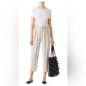 See by Chloe striped straight trouser 36